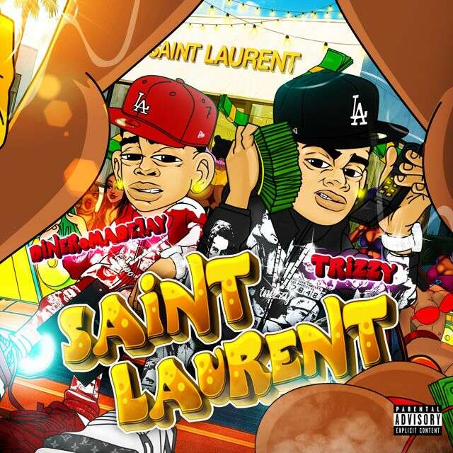Hollywood$Tunnas - 'Saint Laurent (feat. DineroMadeJay & Trizzy) (feat. Dineromadejay, Trizzy)' [Ringtone]