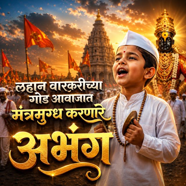 Chhota Warkari - 'Lahan Warkarichya Aavajat Mantramugdha Karnare Abhang (feat. Sagar Mahajan SM & Nisha Mahajan)' [Ringtone]