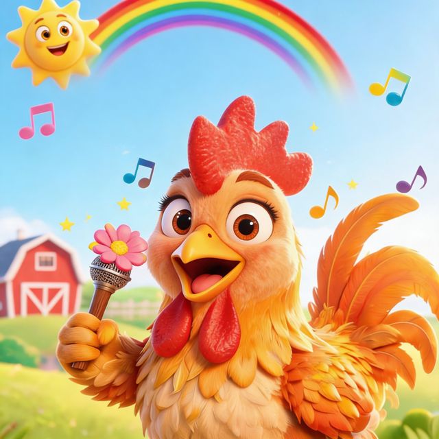 PequeRitmos - 'El GALLO canta una divertida cancion infantil' [Ringtone]