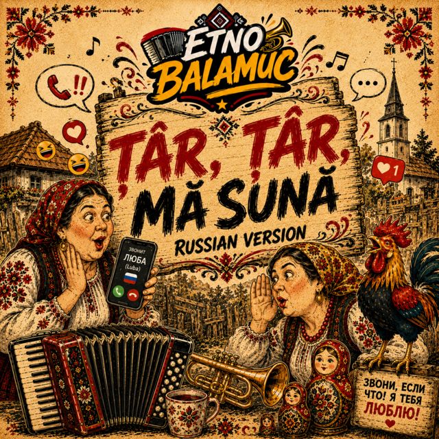 Etno Balamuc - 'Țâr, Țâr, Mă Sună (Russian Version)' [Ringtone]