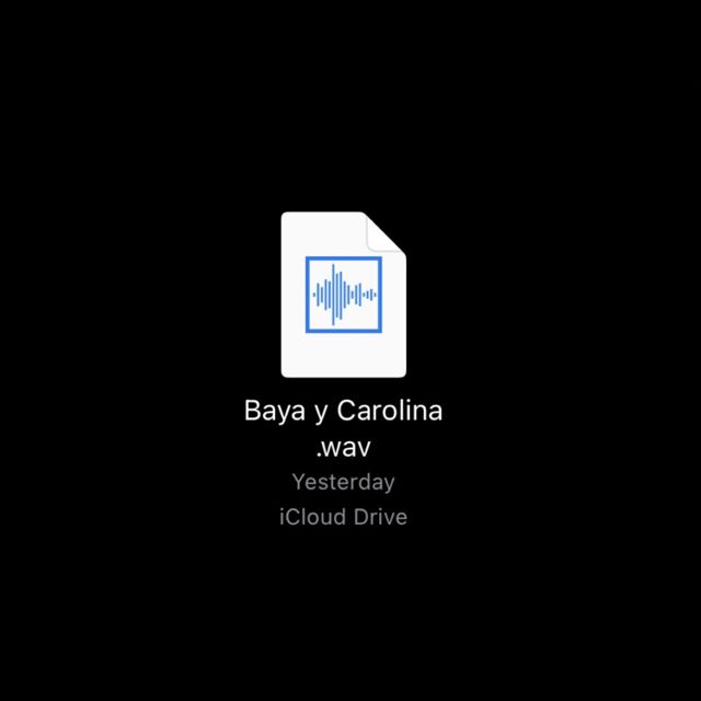 Vasave - 'Baya Y Carolina' [Ringtone]