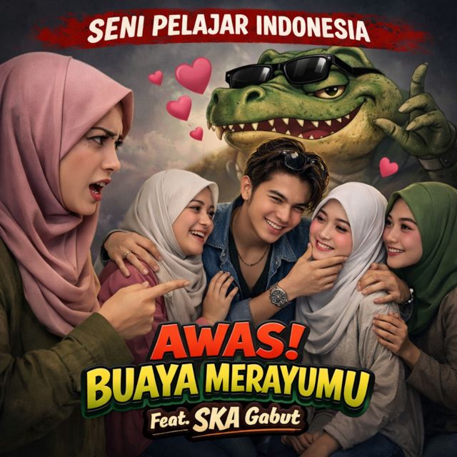 Seni Pelajar Indonesia - 'AWAS! Buaya Merayumu (feat. SKA Gabut)' [Ringtone]