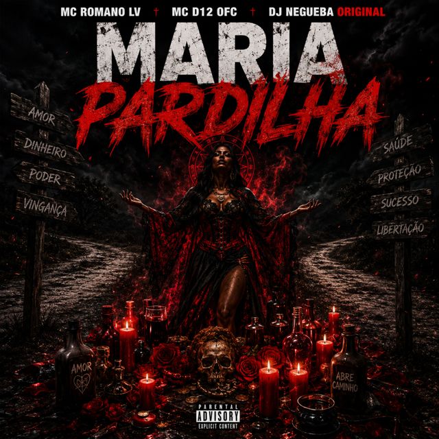 MC ROMANO LV - 'MARIA PARDILHA (feat. MC D12 OFICIAL & DJ NEGUEBA ORIGINAL & NG HITS)' [Ringtone]