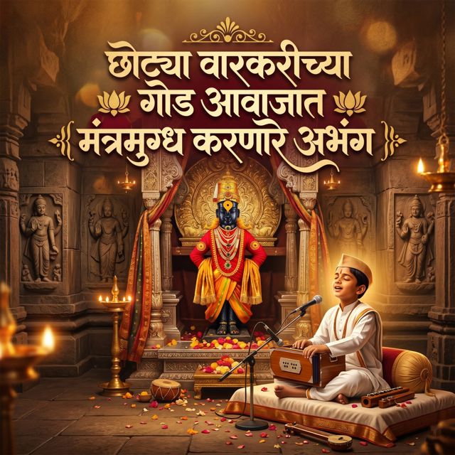 Chhota Warkari - 'Chhotya Warkarichya Aavajat Mantra Mugdh Karnare Abhang (feat. Sagar Mahajan SM & Nisha Mahajan)' [Ringtone]