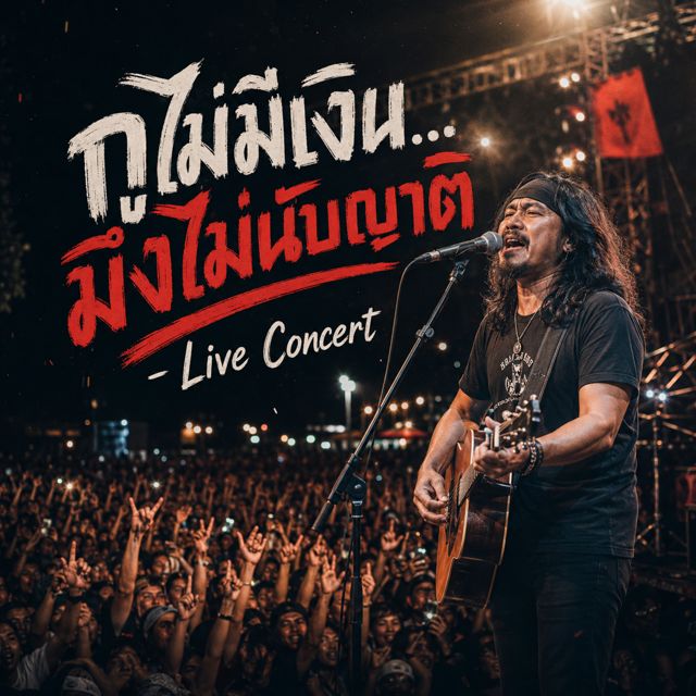 I am not crying alone - 'กูไม่มีเงิน...มึงไม่นับญาติ (Live Concert)' [Ringtone]