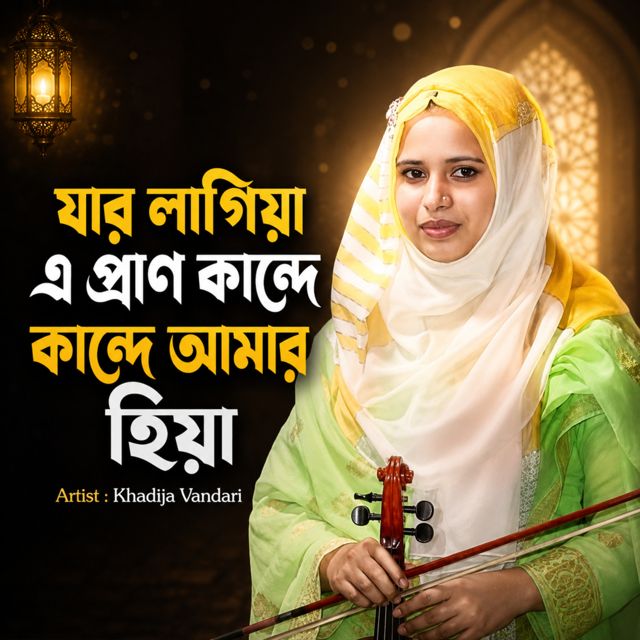 Khadija Vandari - 'Jar Lagiya E Pran Kande Kande Amar Hiya (Clean)' [Ringtone]