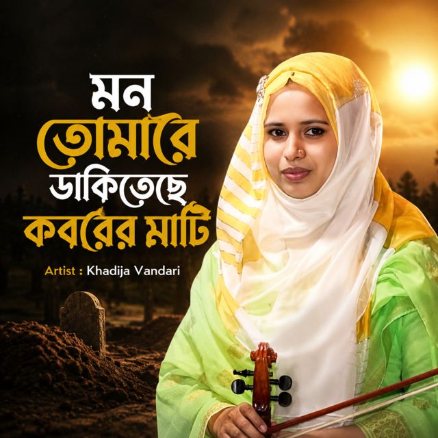 Khadija Vandari - 'Mon Tomare Dakiteche Koborer Mati' [Ringtone]