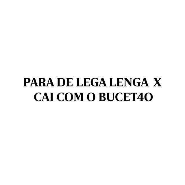 MC 7 DELAS - 'PARA DE LEGA LENGA X CAI COM O BUCET4O (feat. DU RALFE & MC KAH & FN HITS)' [Ringtone]