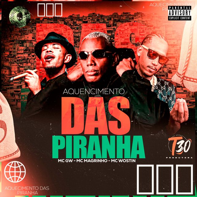 Mc Wostin - 'AQUECIMENTO DAS PIRANHA (feat. Mc Magrinho & MC GW & T30 produtora)' [Ringtone]