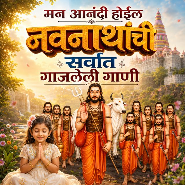 Nisha Mahajan - 'Man Aanandi Hoil Navanathanchi Sarvat Gajleli Gaani (feat. Sagar Mahajan SM)' [Ringtone]