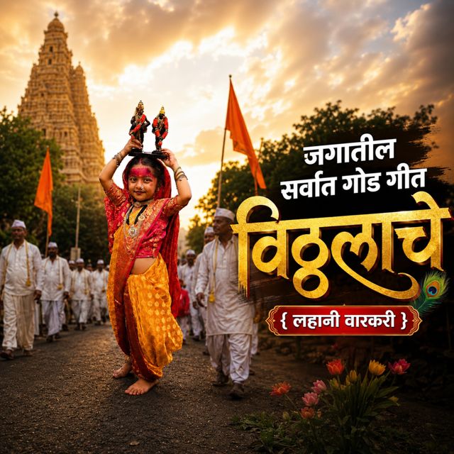 Nitin Jadhav - 'Jagatil Sarvat Good Geet Vittalache (Lahani Warkari) (feat. Sagar Mahajan SM)' [Ringtone]