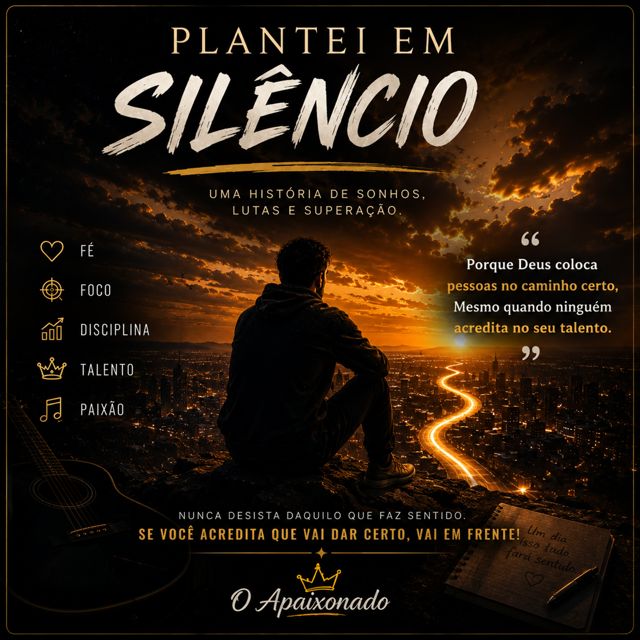 O APAIXONADO - 'PLANTEI EM SILÊNCIO' [Ringtone]