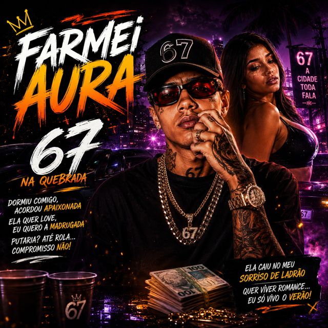 Piseiro do Submundo - 'Farmei Aura - Six Seven' [Ringtone]