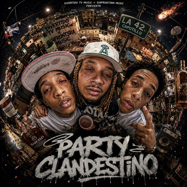 Que Divertido Tv Music - 'PARTY CLANDESTINO (feat. Carlos Bob & El Vampy Official & Anemia)' [Ringtone]