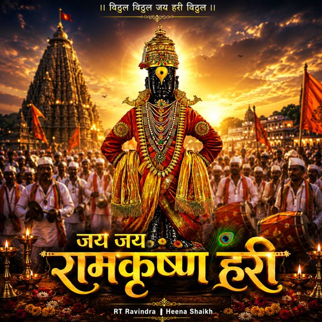 RT Ravindra - 'Jay Jay Ramkrushna Hari (Male Version) (feat. Heena Shaikh)' [Ringtone]