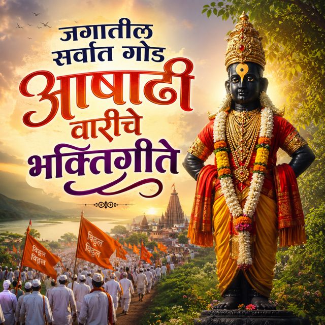 Sagar Mahajan SM - 'Jagatil Sarvat God Aashadhi Wariche Bhaktigeete (feat. Ashok Koli & Nisha Mahajan)' [Ringtone]