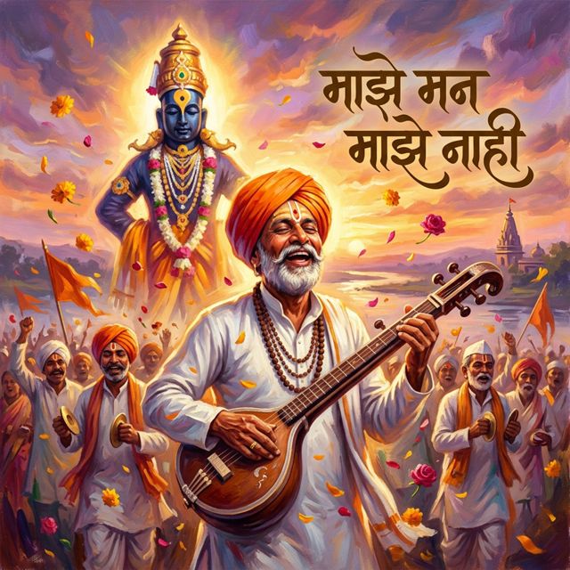Sagar Mahajan SM - 'Majhe Man Majhe Nahi (Abhang) (feat. Nisha Mahajan & Ashok Koli)' [Ringtone]