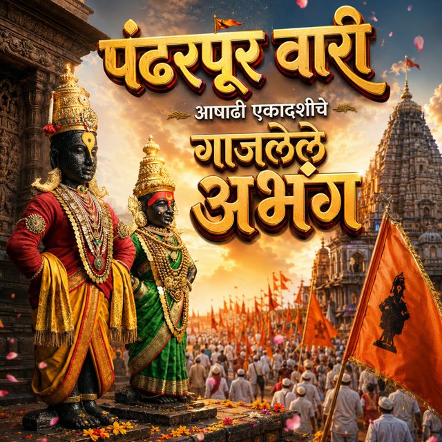 Sagar Mahajan SM - 'Pandharpur Wari Ashadhi Ekadashiche Gajlele Abhang (feat. Nisha Mahajan & Ashok Koli)' [Ringtone]