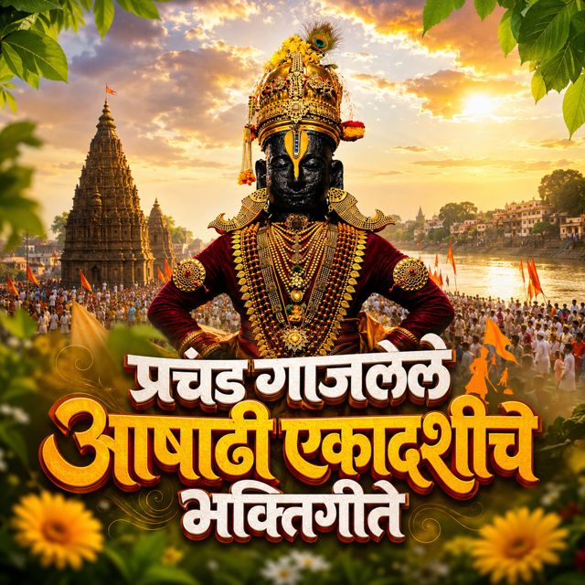 Sagar Mahajan SM - 'Prachand Gajlele Aashadhi Ekadashiche Bhaktigeete (feat. Nisha Mahajan & Ashok Koli)' [Ringtone]