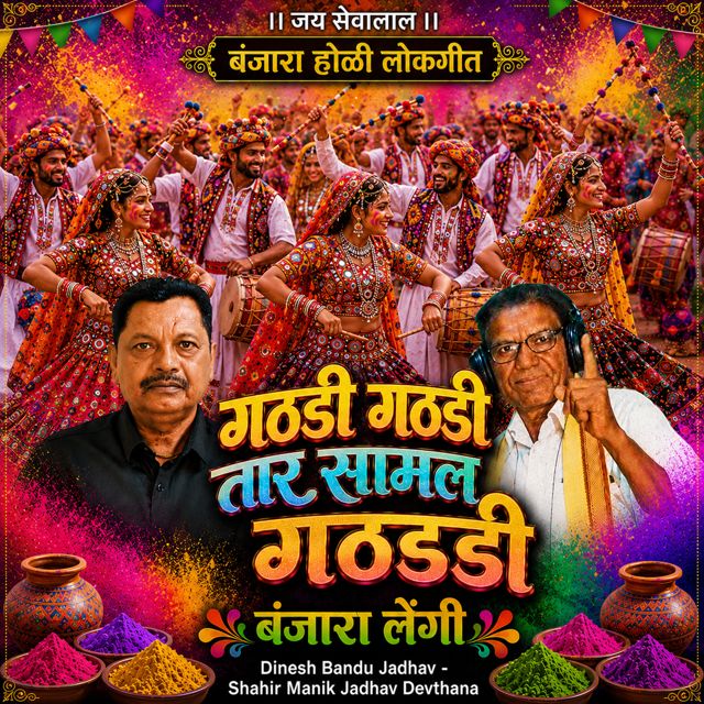 Shahir Manik Jadhav Devthana - 'Gatadi Gatadi Taar Samal Gatadi Banjara Lengi (Live) (feat. Dinesh Bandu Jadhav)' [Ringtone]