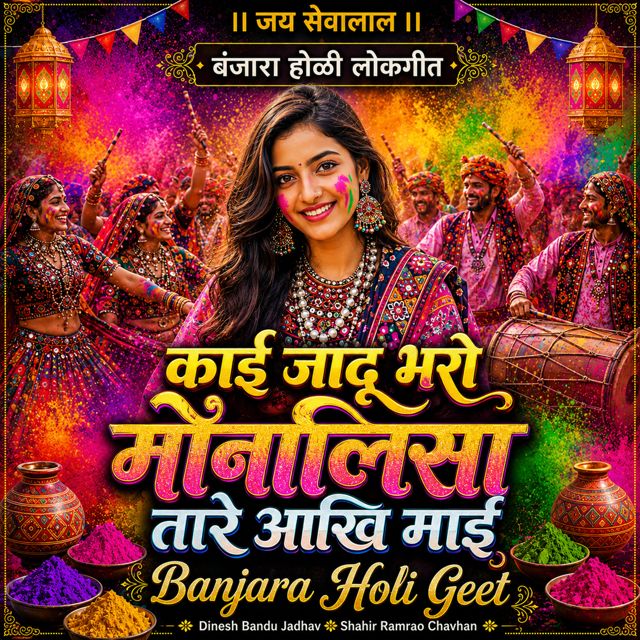 Shahir Ramrao Chavhan - 'Kai Jadu Bharo Monalisa Tare Aakhi maie Banjara Holi Geet (Live) (feat. Dinesh Bandu Jadhav)' [Ringtone]