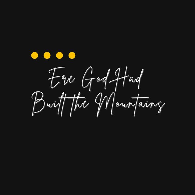 The Contemporary Hymnal - 'Ere God Had Built the Mountains' [Ringtone]