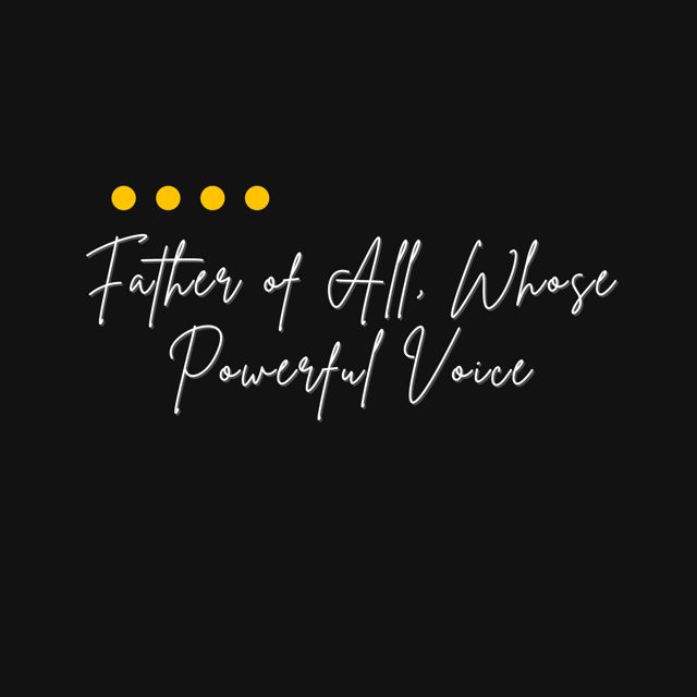 The Contemporary Hymnal - 'Father of All, Whose Powerful Voice' [Ringtone]