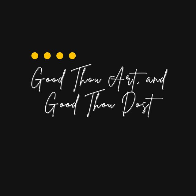 The Contemporary Hymnal - 'Good Thou Art, and Good Thou Dost' [Ringtone]